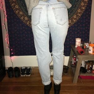ripped boyfriend jeans